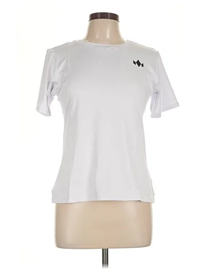 Pre-owned Assorted Brands Active T-shirt In White