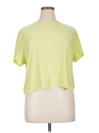Pre-owned Assorted Brands Active T-shirt In Yellow