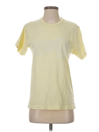 Pre-owned Assorted Brands Active T-shirt In Yellow