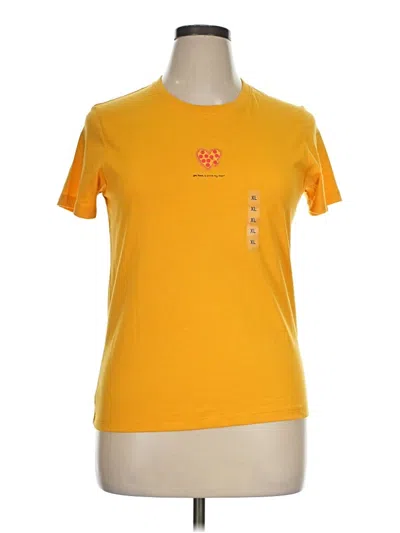Assorted Brands Active T-shirt In Yellow