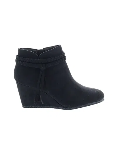 Pre-owned Assorted Brands Ankle Boots In Black