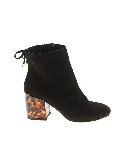 Pre-owned Assorted Brands Ankle Boots In Black