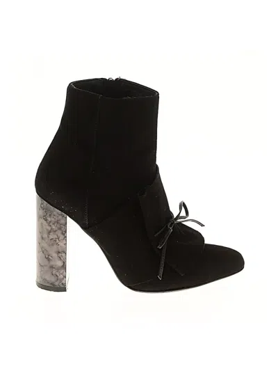 Pre-owned Assorted Brands Ankle Boots In Black