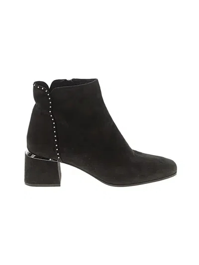 Pre-owned Assorted Brands Ankle Boots In Black