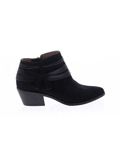 Pre-owned Assorted Brands Ankle Boots In Black