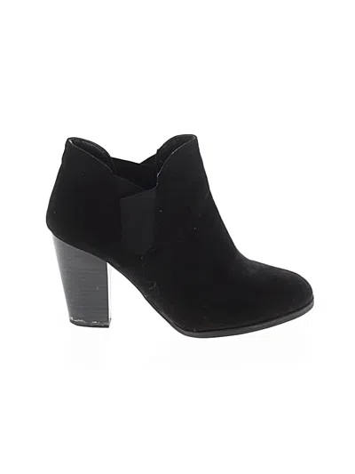 Pre-owned Assorted Brands Ankle Boots In Black
