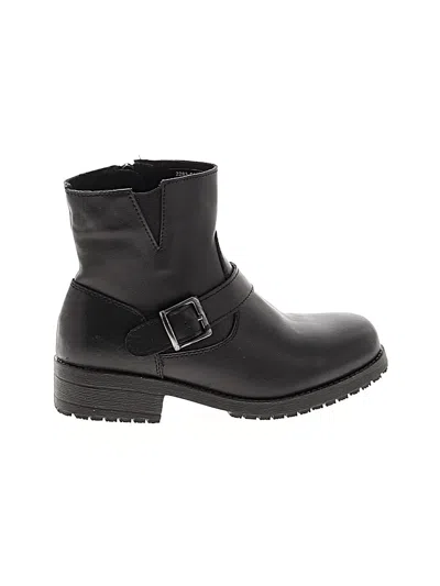Pre-owned Assorted Brands Kids' Ankle Boots In Black