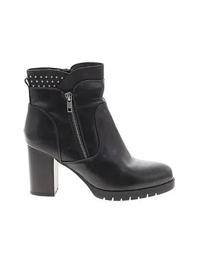 Pre-owned Assorted Brands Ankle Boots In Black
