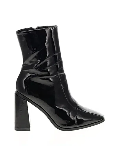 Pre-owned Assorted Brands Ankle Boots In Black