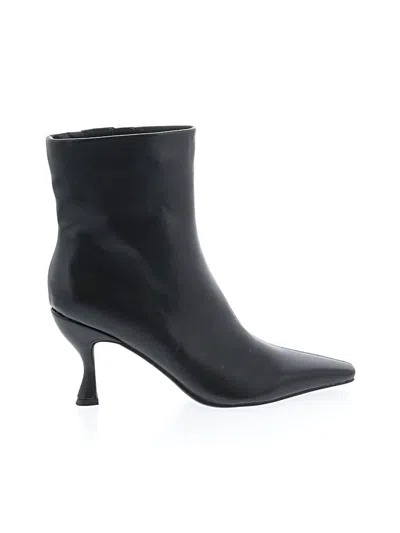 Pre-owned Assorted Brands Ankle Boots In Black