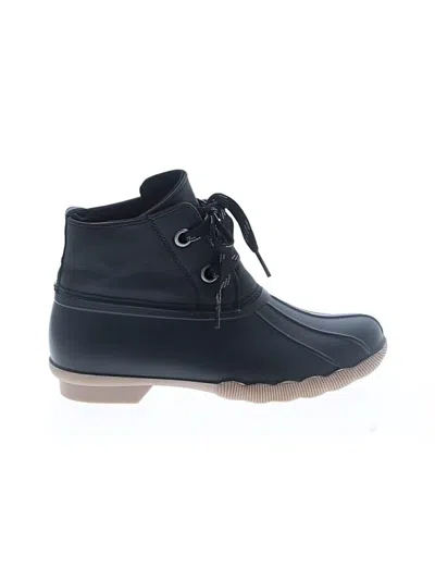 Pre-owned Assorted Brands Ankle Boots In Black
