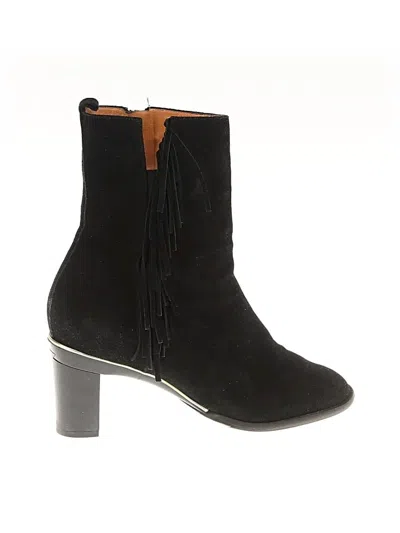 Pre-owned Assorted Brands Ankle Boots In Black