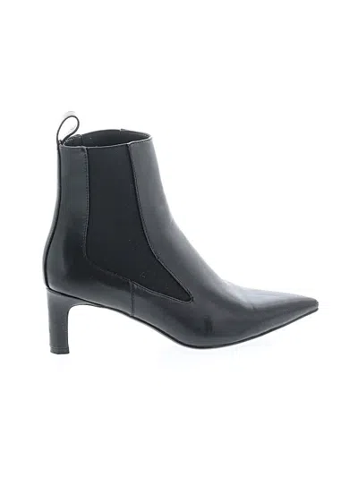 Pre-owned Assorted Brands Ankle Boots In Black
