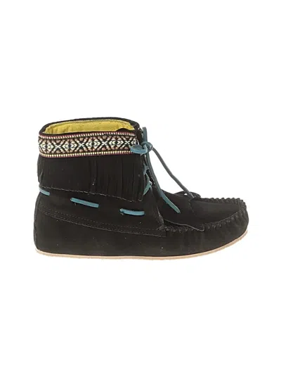 Pre-owned Assorted Brands Ankle Boots In Black