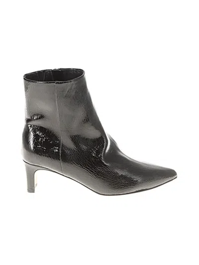 Pre-owned Assorted Brands Ankle Boots In Black