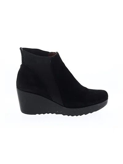 Pre-owned Assorted Brands Ankle Boots In Black