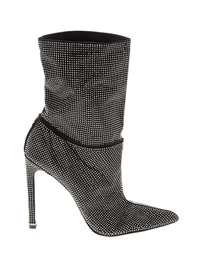 Pre-owned Assorted Brands Ankle Boots In Black
