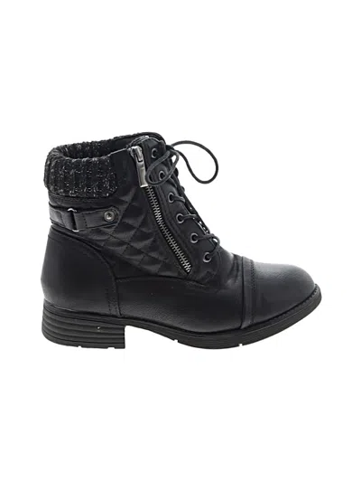 Pre-owned Assorted Brands Ankle Boots In Black