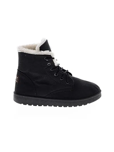 Pre-owned Assorted Brands Ankle Boots In Black