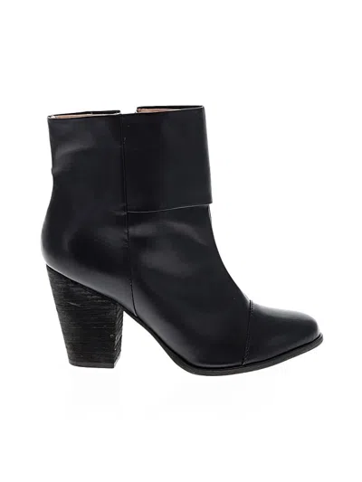 Pre-owned Assorted Brands Ankle Boots In Black