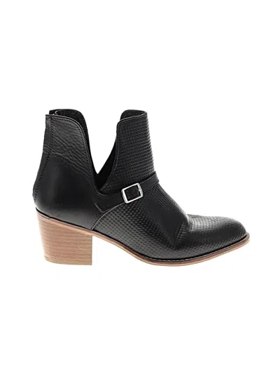 Pre-owned Assorted Brands Ankle Boots In Black
