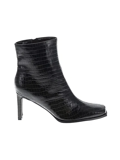 Pre-owned Assorted Brands Ankle Boots In Black