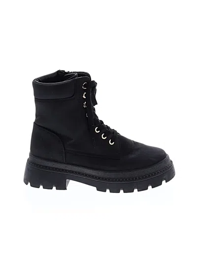 Pre-owned Assorted Brands Ankle Boots In Black