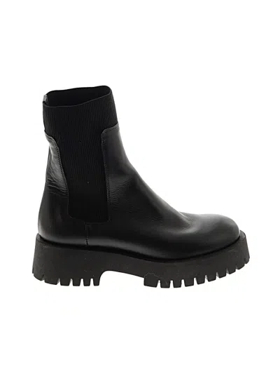 Pre-owned Assorted Brands Ankle Boots In Black