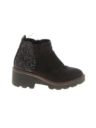 Pre-owned Assorted Brands Kids' Ankle Boots In Black