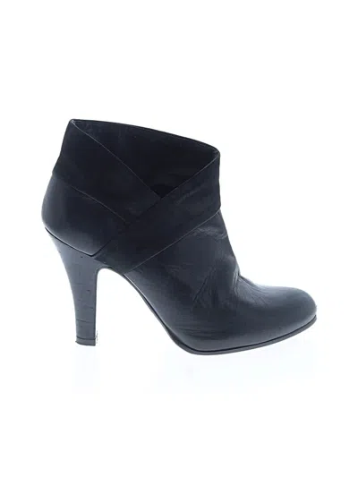 Pre-owned Assorted Brands Ankle Boots In Black
