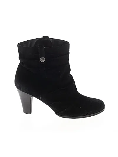 Pre-owned Assorted Brands Ankle Boots In Black