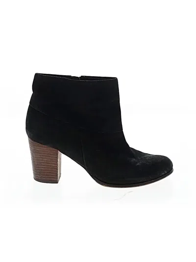 Pre-owned Assorted Brands Ankle Boots In Black