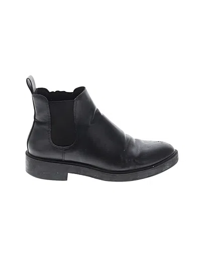 Pre-owned Assorted Brands Ankle Boots In Black