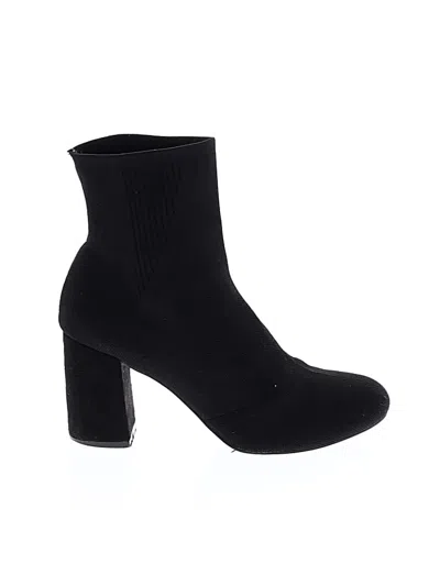 Pre-owned Assorted Brands Ankle Boots In Black