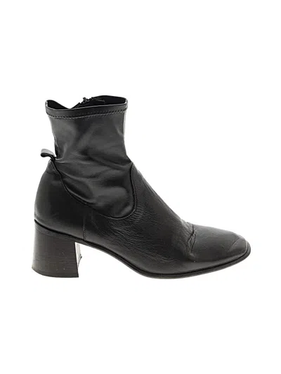 Pre-owned Assorted Brands Ankle Boots In Black
