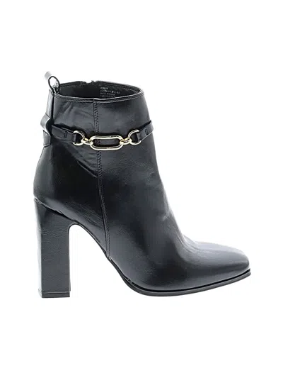 Pre-owned Assorted Brands Ankle Boots In Black