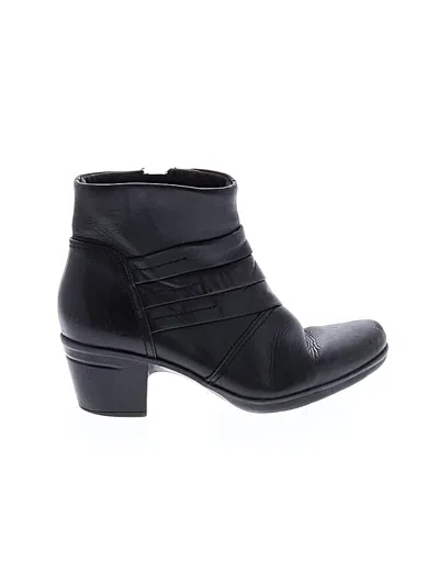 Pre-owned Assorted Brands Ankle Boots In Black