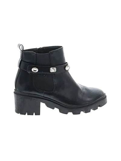 Pre-owned Assorted Brands Ankle Boots In Black