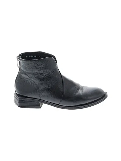 Pre-owned Assorted Brands Ankle Boots In Black