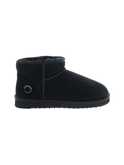 Pre-owned Assorted Brands Ankle Boots In Black