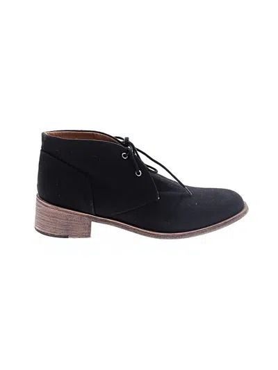 Pre-owned Assorted Brands Ankle Boots In Black