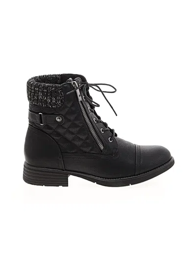 Pre-owned Assorted Brands Ankle Boots In Black