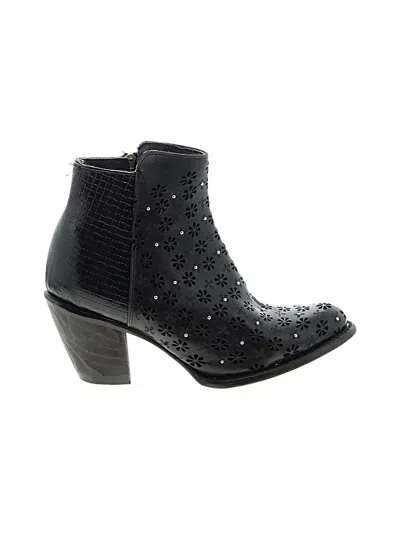 Pre-owned Assorted Brands Ankle Boots In Black