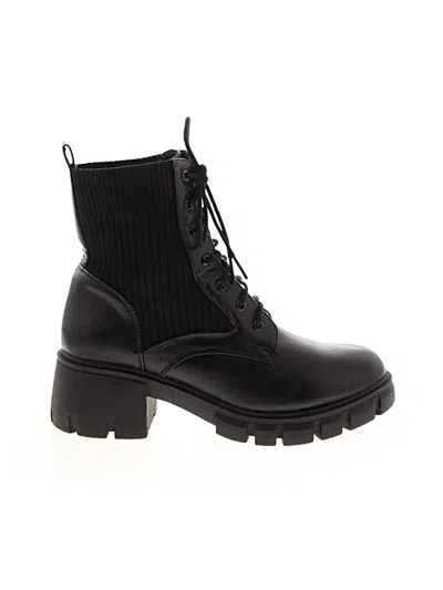 Pre-owned Assorted Brands Ankle Boots In Black