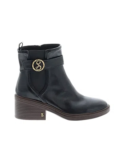 Pre-owned Assorted Brands Ankle Boots In Black