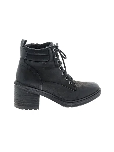 Pre-owned Assorted Brands Ankle Boots In Black