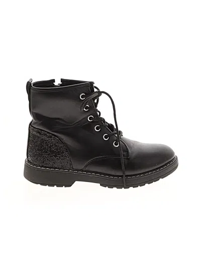 Pre-owned Assorted Brands Kids' Ankle Boots In Black