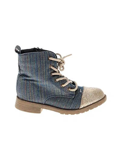 Pre-owned Assorted Brands Kids' Ankle Boots In Blue