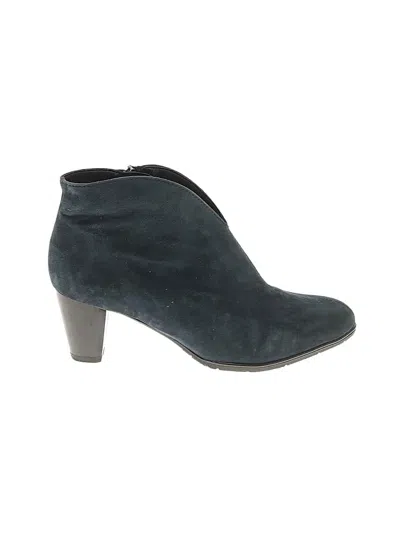 Pre-owned Assorted Brands Ankle Boots In Blue