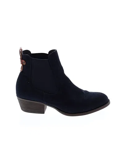 Pre-owned Assorted Brands Ankle Boots In Blue